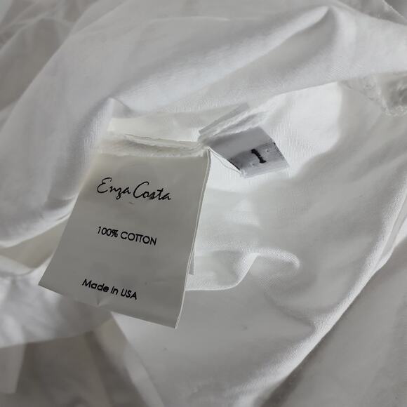 Enza Costa Luxe Longsleeve Shirt Size S - Picture 5 of 5